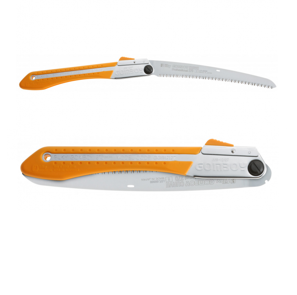 Новинка! Пила японская складная Silky Gomboy Curve 270 мм, 8 зуб / 30 мм для пиления свежей древесины и подрезки деревьев KSI571727 М00013208