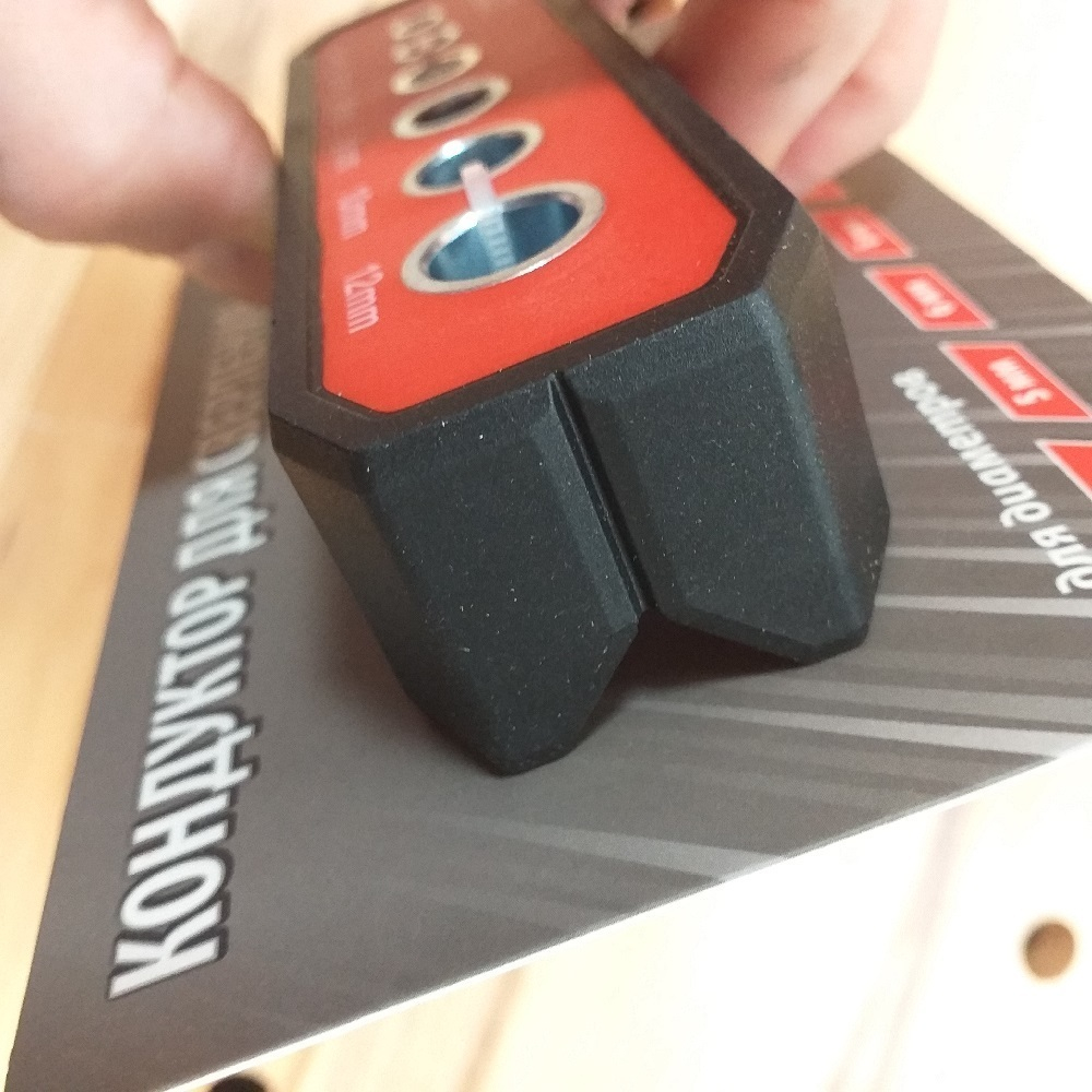 ХИТ! Кондуктор для сверления отверстий 4, 5, 6, 8, 10 и 12 мм WOODWORK DGA-006
