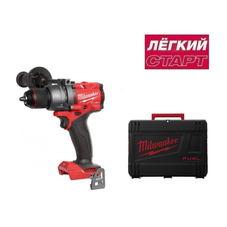 Легкий старт: Аккумуляторная дрель - шуруповерт Milwaukee M18 FUEL FDD3-0X в кейсе 4933479862