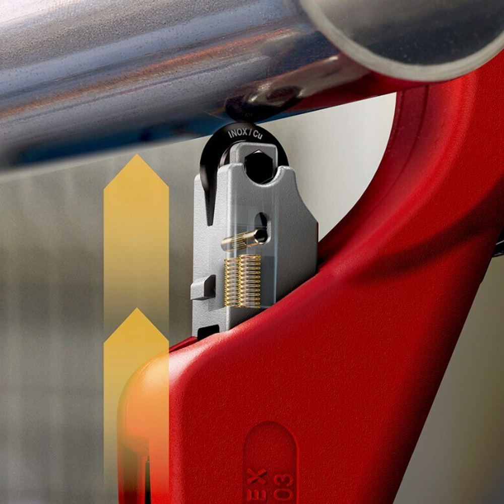 Труборез для нержавеющей стали и цветных металлов TubiX XL Knipex 6 - 76 мм / толщина макс 2 мм, длина 260 мм KNIPEX KN-903103BK