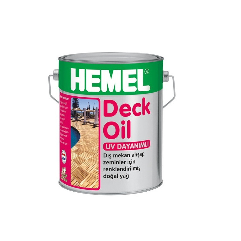 Масло для террас для наружных работ Deck Oil Орех, 2,5 л 3119H HEMEL 311925