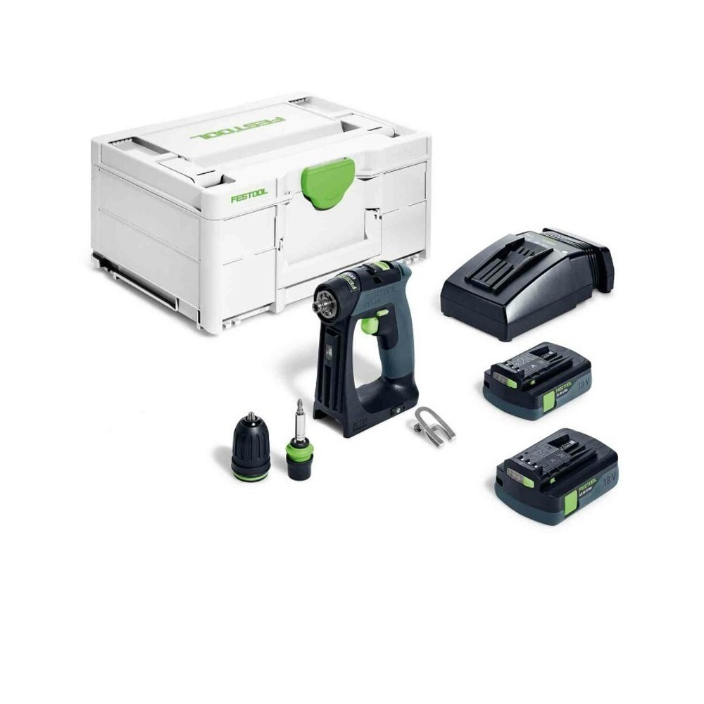 Новинка 2024! Аккумуляторная дрель - шуруповерт CXS 18 C 3,0-Plus в систейнере FESTOOL 576883