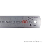 ХИТ! Стальная премиум линейка матовая (шкала - в мм) Shinwa 600 мм Sh 13021 М00010166
