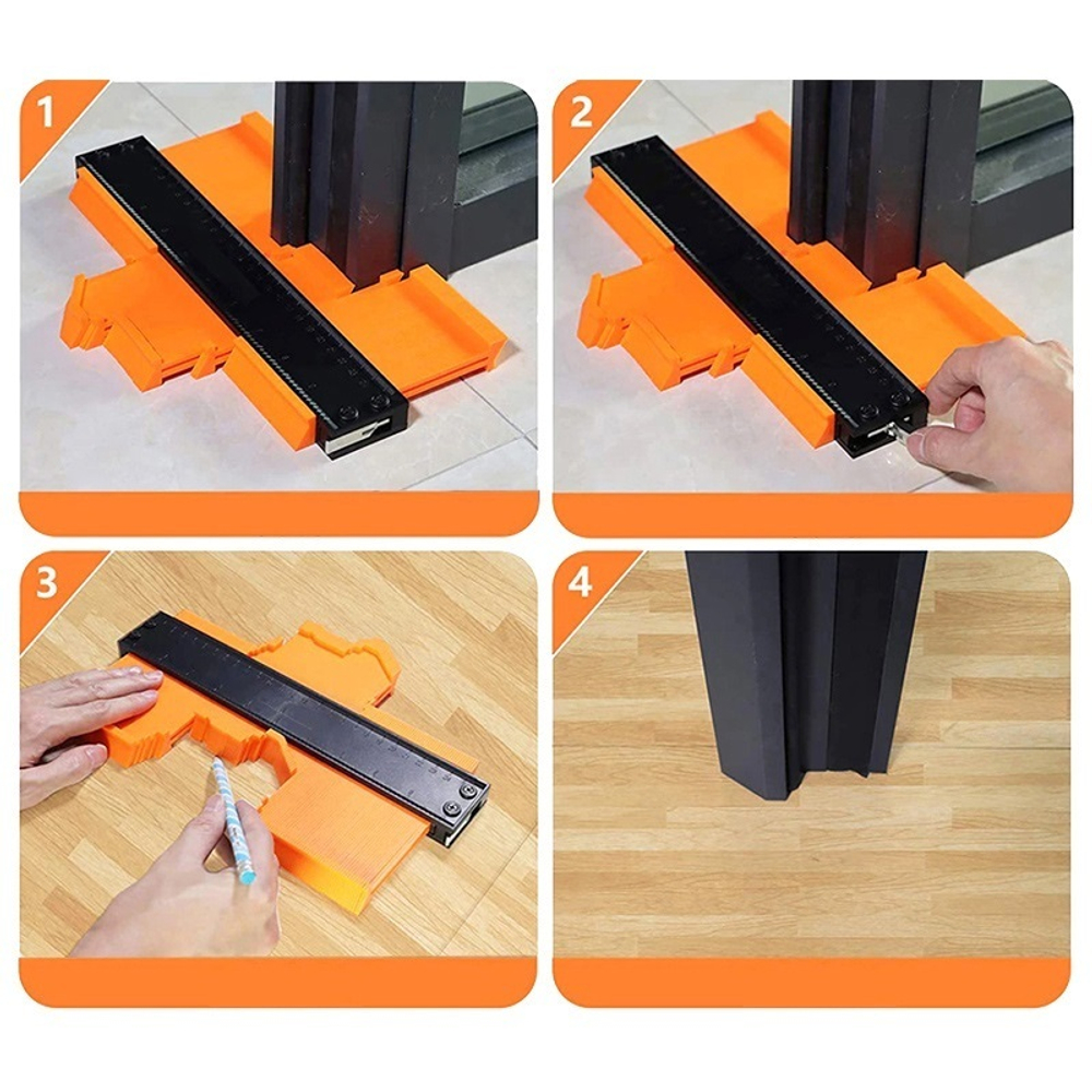 ХИТ! Шаблон для копирования контура 250 х 130 мм Woodwork GRT-250