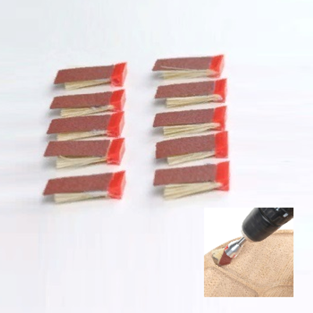 Новинка! Комплект 10 шт Щетка шлифовальная DE-TERO Flex MB7 18 x 25 / 30 x 0 мм 121L P120 (5 комплектов по 2 шт) 425127