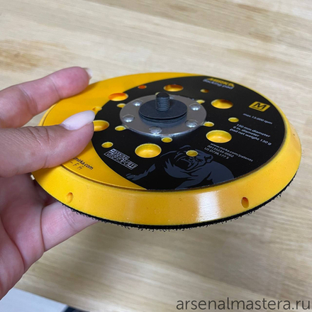 ХИТ! Шлифовальная подошва MIRKA 150 мм 48 отверстий средней жесткости 5/16 дюйм 8292605011