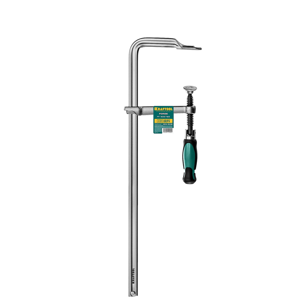 Новинка! Струбцина цельнокованая KRAFTOOL Forge FF-500/120 120 х 500 мм, 7300 Н для слесарных и сварочных работ 32014-120-500