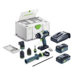 Аккумуляторная ударная дрель - шуруповёрт QUADRIVE TPC 18/4 5,0 / 4,0 I-Set / XL FESTOOL 577622