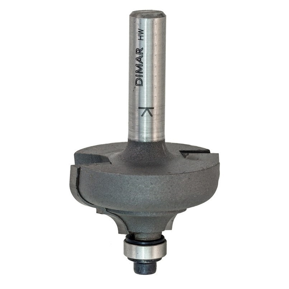 Фреза фаска ампир R D 51 x 23 L 72 подшипник, хвостовик 12 DIMAR 1350069