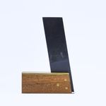 Новинка! Угольник столярный с упором GOLDRATIO Dovetail Square 75 мм, 1:8, для разметки шипов и гнезд соединения ласточкин хвост М00023631