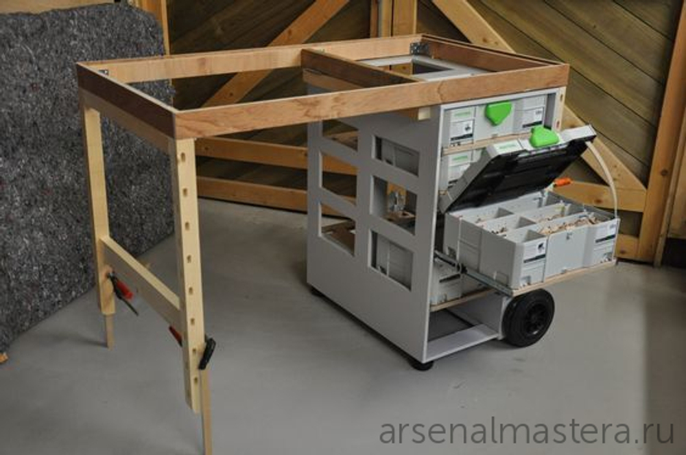 Многофункциональный стол для мастерской - идея стола Festool MFT 3