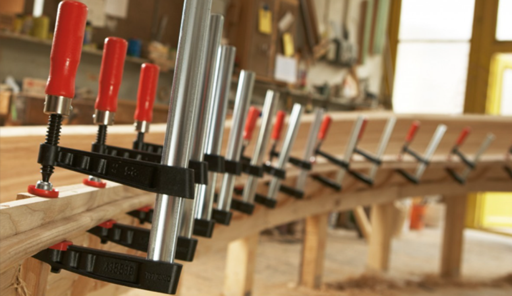 АКЦИЯ НОЯБРЬ 2025! Струбцина чугунная BESSEY TG 250 х 100, 6 кН деревянная ручка BE-TG25S10