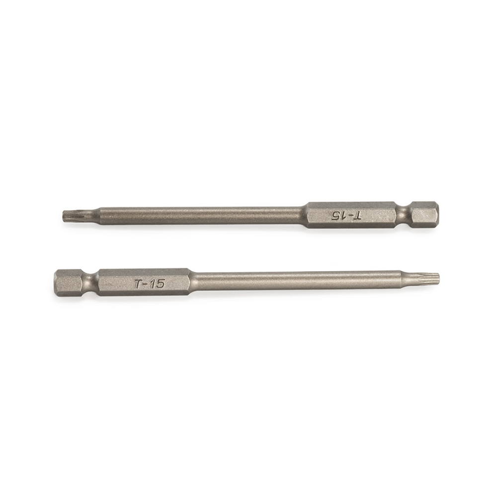 Новинка! Набор бит 2 шт TORX-T15 №2 WOODWORK для саморезов, длина 100 мм, для кондуктора PHJ-05 TX15-100