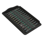 Новинка! Набор отвёрток прецизионных 25 предметов Kraftform Micro Big Pack 1 PH / TX / IPR / HEX внешний и внутренний / SL / Microstix в сумке скрутке WERA WE-134000