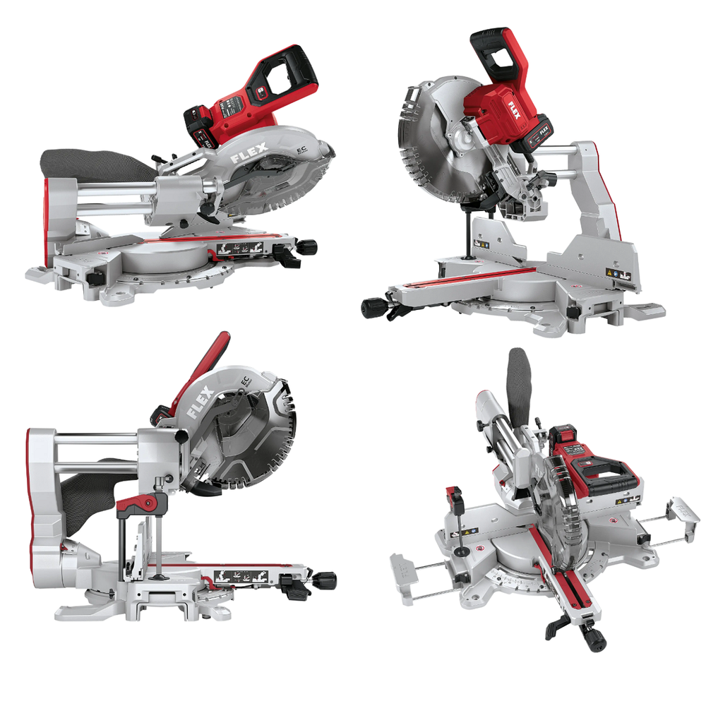 Новинка! Аккумуляторная торцовочная пила FLEX 18 В, диск 305 мм SMS 305 18-EC 532592