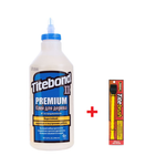 ВМЕСТЕ ДЕШЕВЛЕ ХИТ! Клей столярный влагостойкий TITEBOND II Premium Wood Glue 5005 кремовый 946 мл и Кисть для клея Titebrush N0165-2AM