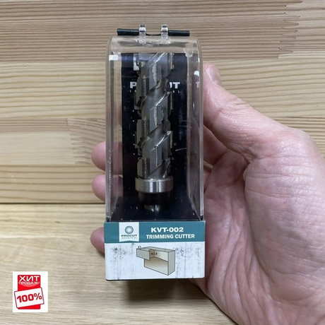 ХИТ! Фреза обгонная КУКУРУЗА PROCUT верхний подшипник D21 x 63,5 x 114 S12 KVT-002