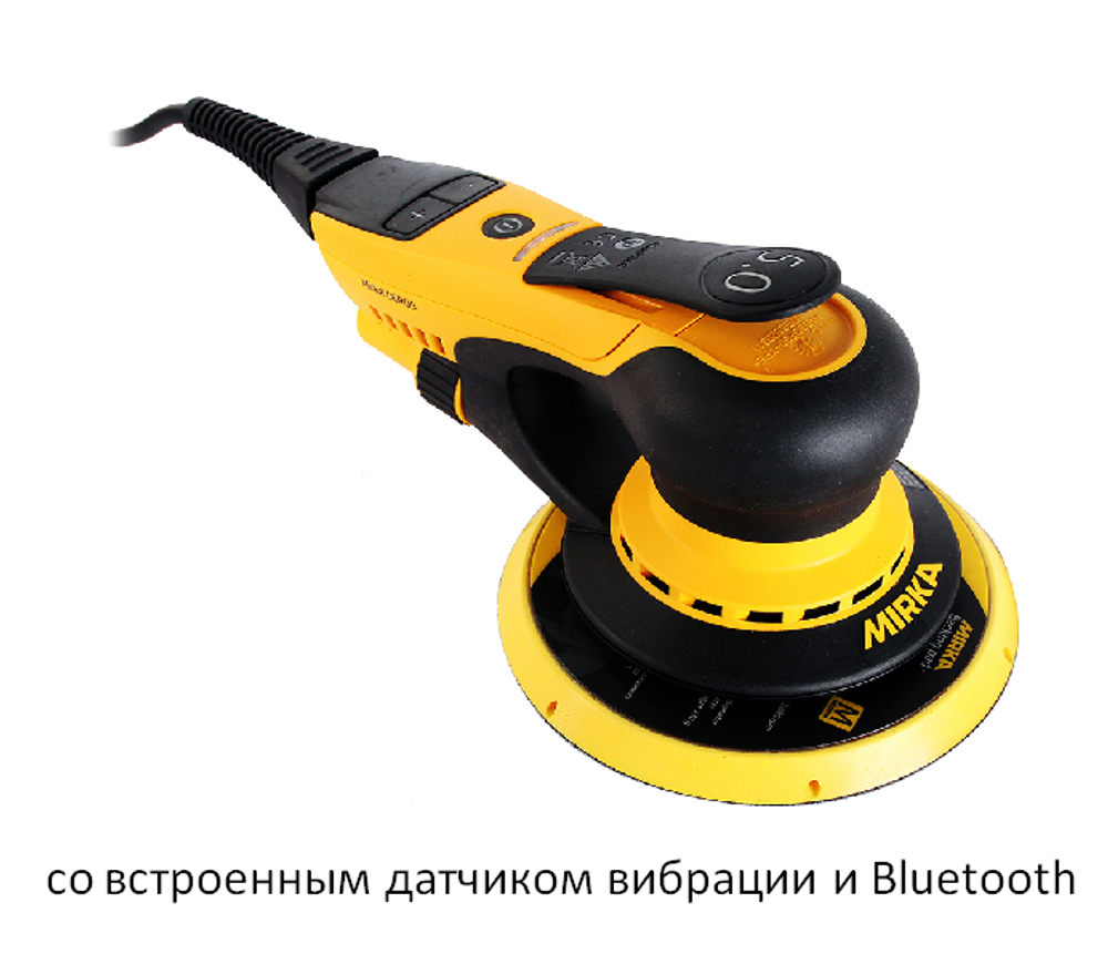 ХИТ! Электрическая роторно-орбитальная шлифовальная машинка Mirka DEROS 650CV диск 150 мм орбитальный ход 5,0 MID6502022