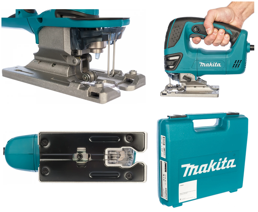 Новинка! Электрический лобзик Makita 0,72 кВт с маятниковым ходом, в кейсе 4350FCT
