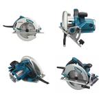 Новинка! Дисковая пила сетевая профессиональная Makita 220В 1,8 кВт Диск 210 / 30 мм, + Параллельный упор, Диск D-29050 в кейсе 5008MGJX2