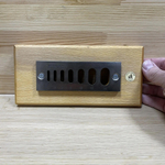 Пробочник ПЕТРОГРАДЪ Dowel Plate для дюбелей Домино, D 4, 5, 6, 8, 10, 12, 14 мм, на подставке М00023376
