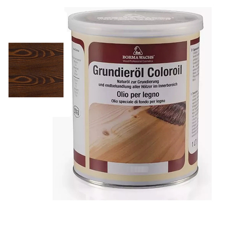 ЧЕРНАЯ ПЯТНИЦА! Масляное покрытие для полов и паркета Grundierol 1 л цвет 16 палисандр для внутренних работ Borma R3910-16