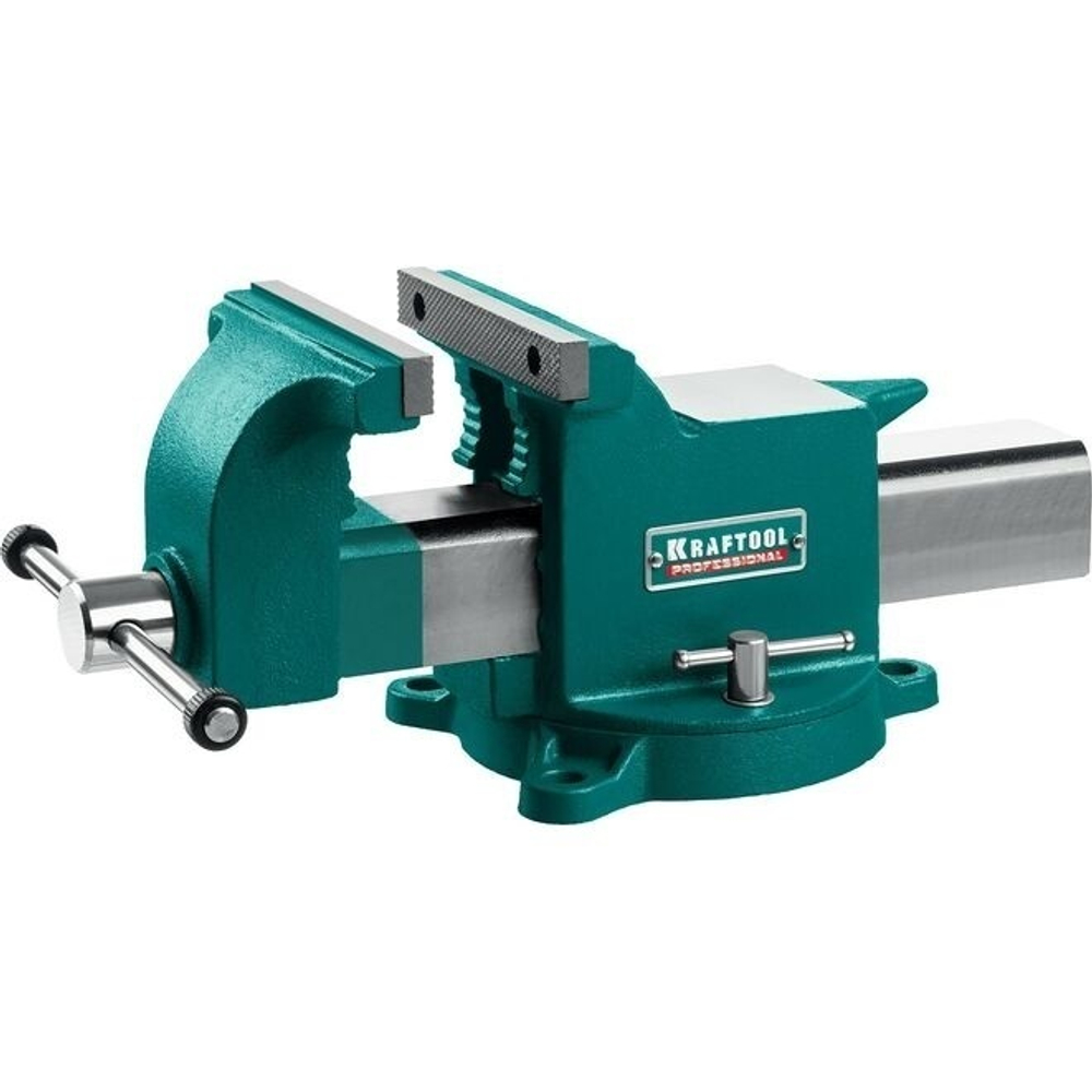 Новинка! Тиски стальные слесарные STEEL 150 мм KRAFTOOL 32701-150