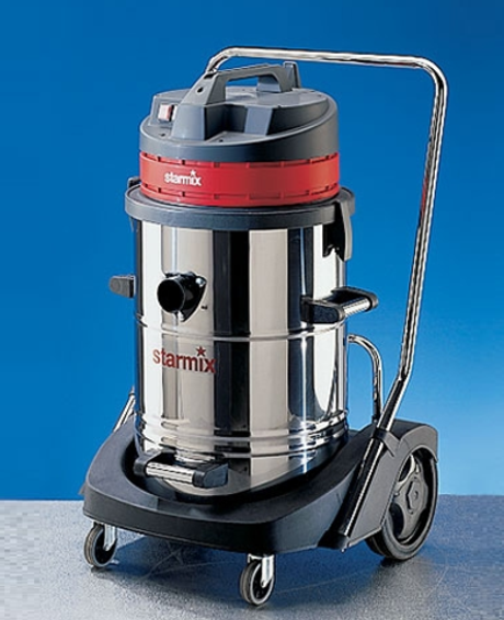 Новинка! Промышленный трехтурбинный пылесос, водопылесос Starmix GS 3078 PZ, сбор пыли и воды, 3 мотора. 3,6 кВт, 205 Мбар, 162 л/сек, бак 78 л (сталь) 106328