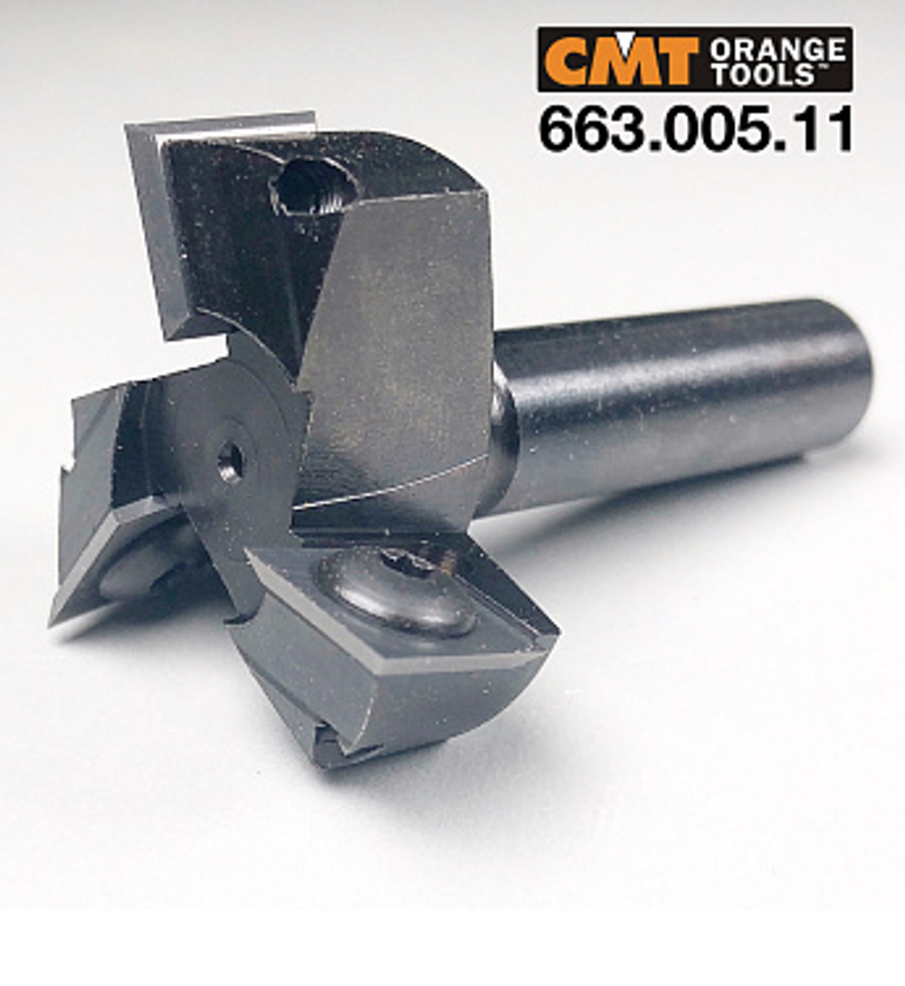 ХИТ! Фреза Z3 с тремя сменными поворотными ножами для слэбов CMT HM Z3 D 38 x 12 x 60 RH S12 RH 663.005.11