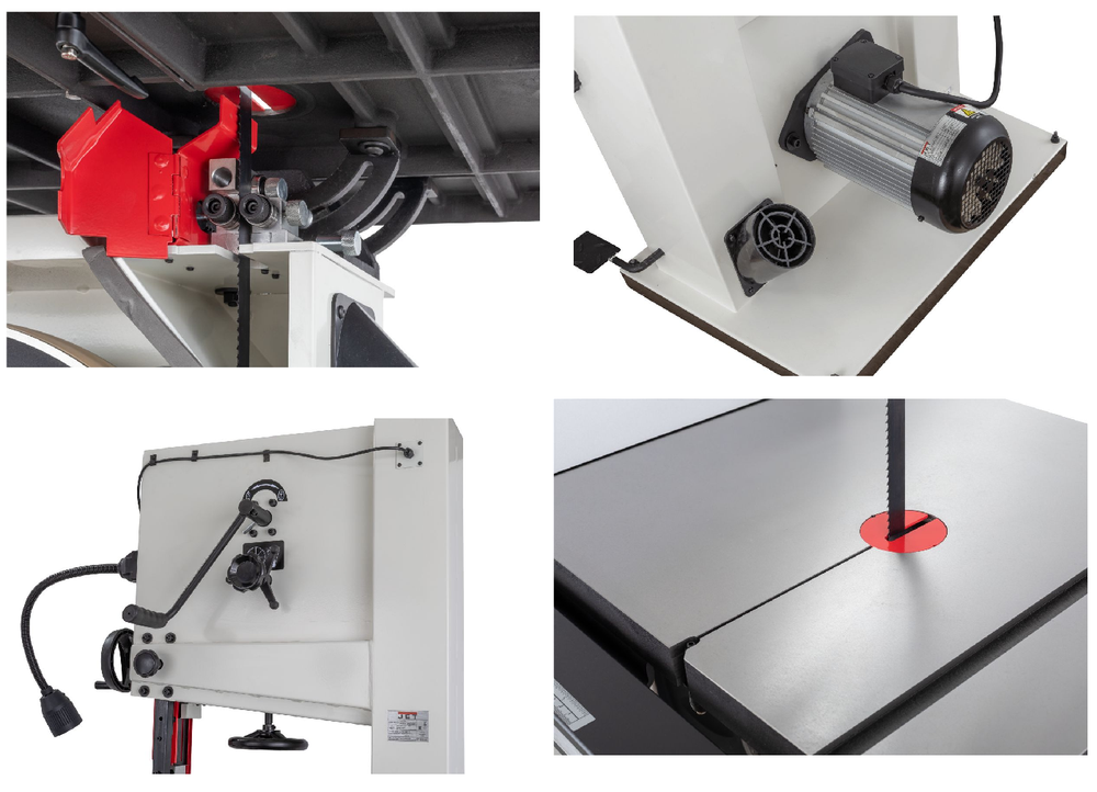 Новинка 2025! Ленточнопильный станок 220 В (Ленточная пила профессионального класса) JET JWBS-18SFX-M 2,8 кВт JR005