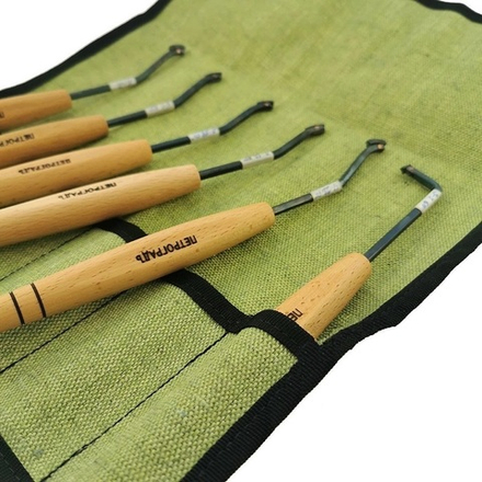 ХИТ! Набор инструментов для чекеринга N1 для начинающих 6 резцов и шаблон 90 градусов / 18 линий ПЕТРОГРАДЪ М00016928