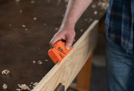 ХИТ! Рубанок кромочный по дереву нож с заточкой 45 градусов 200 мм PONY JORGENSEN 70740