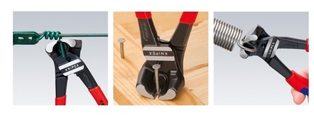 Болторез торцовой особой мощности 200 мм, фосфатированный, с высокой передачей усилия KNIPEX KN-6101200