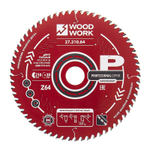 Пильный диск 210 х 1,8 х 30H х 64T Для продольного и поперечного реза дерева Woodwork 27.210.64