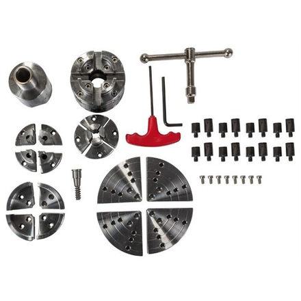 ХИТ! Токарный патрон 4-х кулачковый по дереву в наборе с комплектом кулачков JET CK-2.75Z/S1 70 мм 59500108