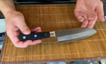 Новинка! Японский Кухонный Нож Шеф Сантоку Tojiro FUJI CUTLERY 16,5 см, сталь Mo-V, 3 слоя, рукоять полипропилен, заточка 6000 FC-1661