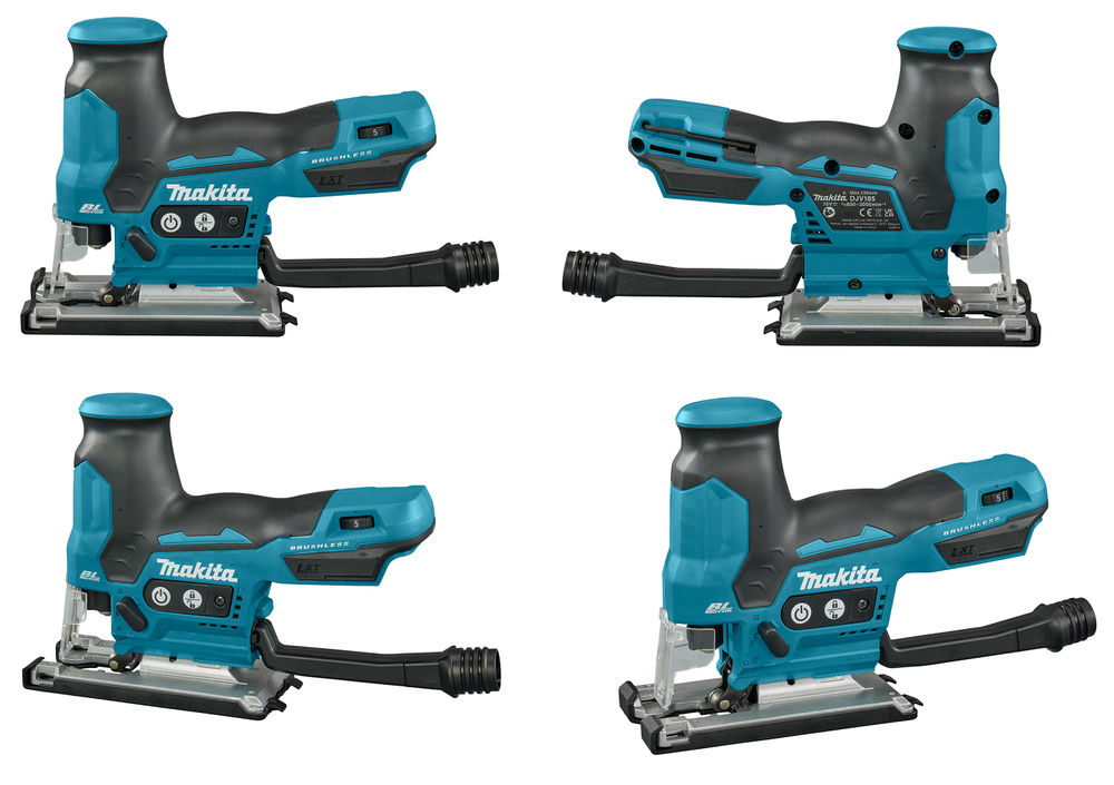 Новинка! Аккумуляторный лобзик Makita LXT BL 18В, 3-ступенчатый маятниковый ход пилки, Т-образная ручка DJV185Z