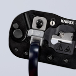 ХИТ! Пресс - клещи для штекеров RJ 45 "3 в 1" 190 мм   гнезд 1, 8-пин 8P8C, резка и зачистка кабеля KNIPEX KN-975113