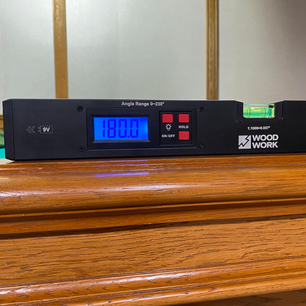 ХИТ! Угломер цифровой с двумя пузырьковыми уровнями Woodwork DP-02
