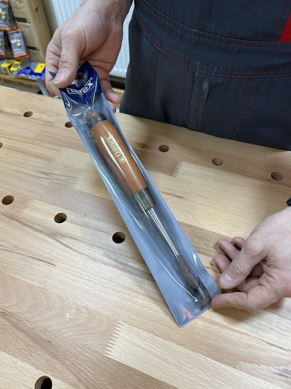ХИТ! Стамеска ласточкин хвост 13 мм WOOD LINE PLUS NAREX 813513