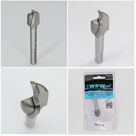 Новинка! Фреза WPW плоское дно D12,7 x 12,7 L 54 хвостовик 6 RB12733