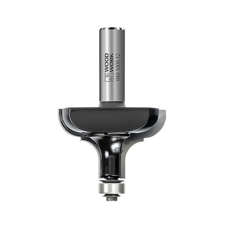 Фреза профильная обгонная калёвочная с подшипником D 50,8 I 32 L 81 S 12 R 10,5 / 8,7 Woodwork 949.1008.12