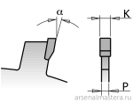 Диск пильный 150 x 30 x 6,0 / 3,0 15гр FLAT Z=12 CMT 240.060.06M