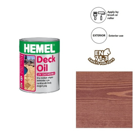 Масло для террас для наружного применения Deck Oil Красный сандал, 0,75 л 3116H HEMEL 311675