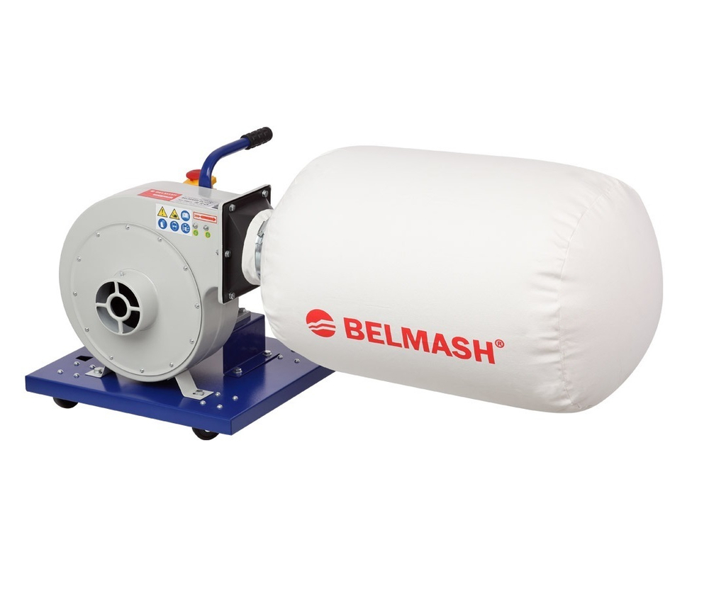 ЦЕНЫ НИЖЕ ХИТ! Вытяжная установка / стружкоотсос 750 В 56 л BELMASH DC850 D087A