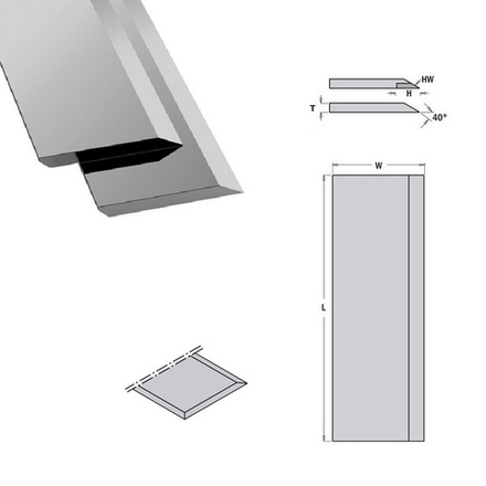 ВЕСНОЙ ДЕШЕВЛЕ! Нож строгальный фуговальный HSS 18 процентов 610X35X3 610 x 35 x 3 мм Woodwork 73.610.35