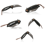 Новинка! Нож японский складной Tojiro Hatamoto, дамасская сталь VG-10 110 слоев, 1000 грит, рукоять G10, клинок 78 мм HFK-2459