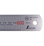 ХИТ! Стальная премиум линейка матовая (шкала - в мм) Shinwa 1000 мм Sh 13048 М00010167