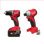 АКЦИЯ ОСЕНЬ 2025 Инструмент в подарок! Комплект: Аккумуляторная Дрель-шуруповерт M18 BLDDRC-402C с 2 аккумуляторами, зарядным устройством 4933492834 и Винтоверт M18 BLIDR-0X 4933492842 MILWAUKEE N062-2AM PT2509003