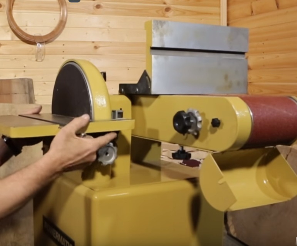 Тарельчато-ленточный шлифовальный станок профессиональный Powermatic 31A  400В 2кВт 2685033-RU